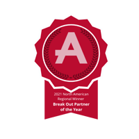 2021 North American Regional Winner Break Out Partner of the Year 2021 North American Regional Winner Break Out Partner of the Year